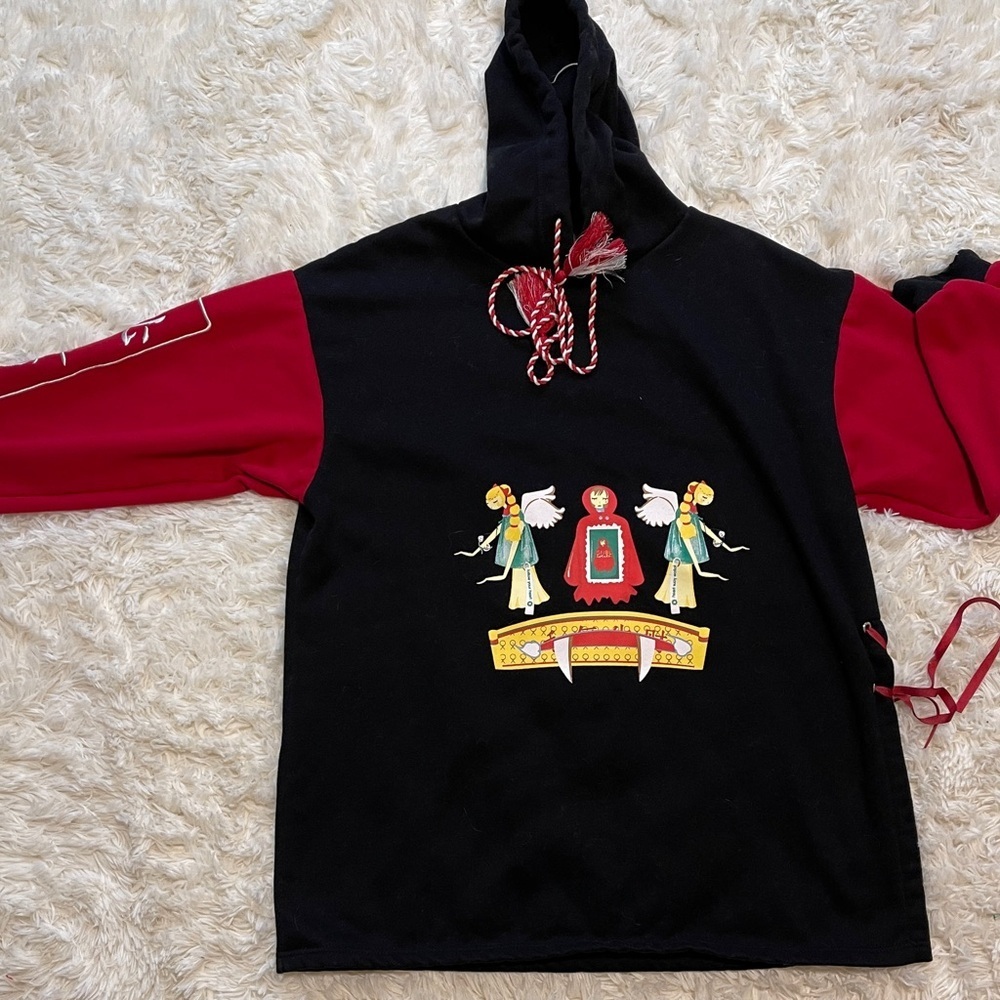 Mori Girl Hoodie Japan Harajuku Pullover Kawaii Graphic Print Sweatshirt Large - Picture 10 of 10